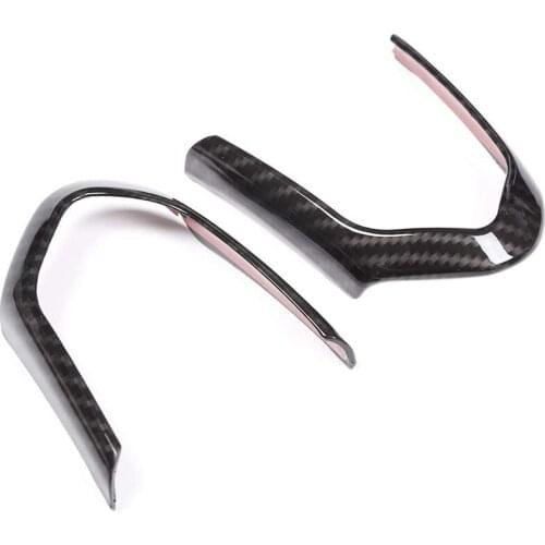 Car Steering Wheel Decoration Frame Accessories Cover Trim Carbon Fiber Style for BMW F20 F22 F21 F30 F32 X5 F15 X6 F16 M-Sport