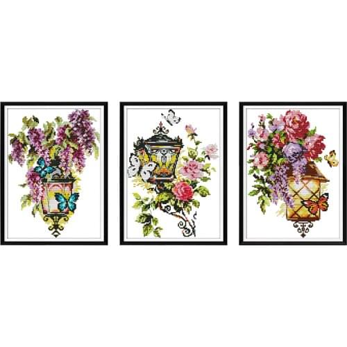 Everlasting Love The Light Of Fascination Chinese Cross Stitch Kits Ecological Cotton Printed 14CT DIY Gift Christmas Decoration