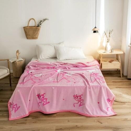 High quality Thicken plush bedspread blanket 200x230cm High Density Super Soft Flannel Blanket to on for the sofa/Bed/Car