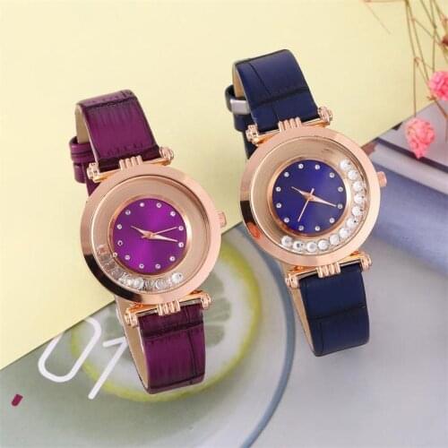 1Pcs Simple Sleek Belt Watch Woman Numeral Disc Round Scale Female Clock Watch In Womens Watches Montre Femme