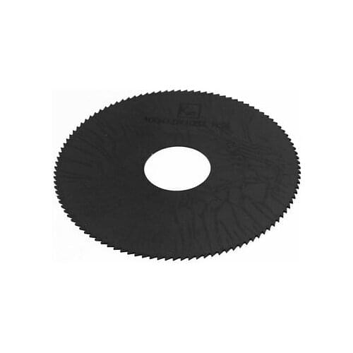100mm x 1mm x 27mm 108T Teeth HSS Slitting Saw Cutter Black