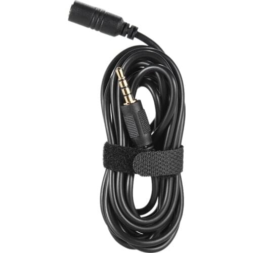 2m Extension Cable for Cellphone Smartphone Mic Microphone Female 3.5mm to Male 3.5mm Microphone Extension Cable