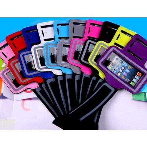 50Pcs 4.0-6.0 inch Sport Waterproof Armband Touch Screen for Outdoor Running Sport Phone Armbands for iPhone Samsung