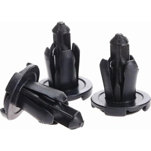 50Pcs Auto Bumper Fastener 9mm Hole Rivet Retainer Push Cover Fender Car Door Trim Panel Clip MR200300 For Mitsubishi Honda