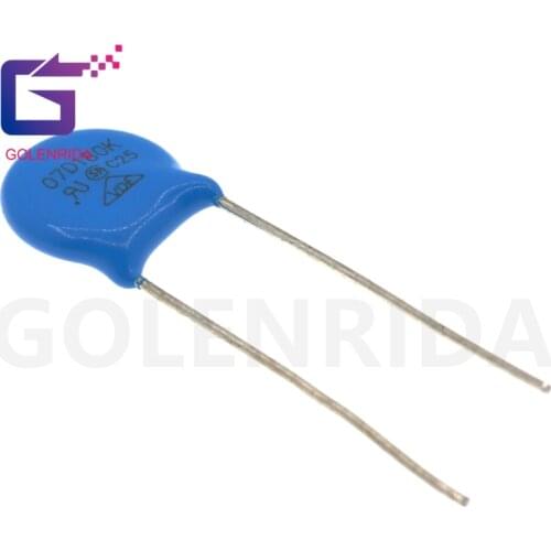 50pcs varistor 07D180K 18V piezoresistor 7D180K 07D180