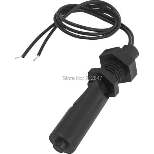 Aquarium Tank Horizontal Liquid Water Level Sensor Float Switch Black