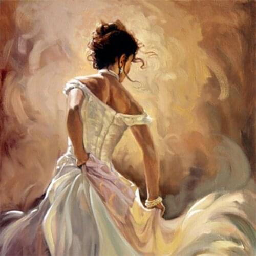 5D Diamond Painting DIY Beauty Dancer Back View Diamond Painting Full of Diamonds New Diamond Embroidery