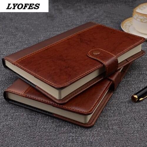 A6/A5/B5 Journal Notebook Daily Business Office Work Notebooks lyofes Simple Thick College Office Diary School Supplies