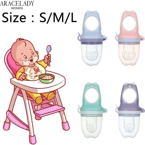 Kids Pacifier Fresh Fruit Food Baby Nipple Feeding Safe Feeder Nipples Feeding for Infant Supplies Nipple Teat Pacifier Bottles