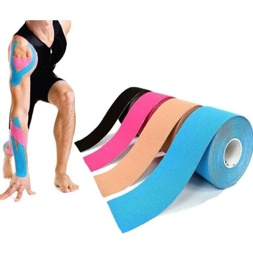 Kinesiology Tape For Physical Therapy Sports Athletes Waterproof Kinetic Uncut Kinesiology Tape For Knee Pain Elbow Shoulder