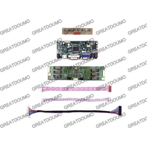 M.NT68676.2A Universal VGA DVI Audio HDMI-compatible LCD Controller Board for LTM201U1-L01 with a resolution of 1600x1200 LVDS