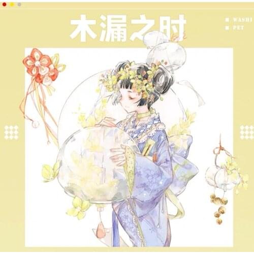 Fairy Girl2 Washi Masking Tapes for Card Making Bullet Journal DIY Scrapbooking Label Stickers