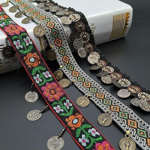 Whilesale 10yards sequins beaded fringe trimmings for clothes bags beading appliques patch sewing accessories for curtain