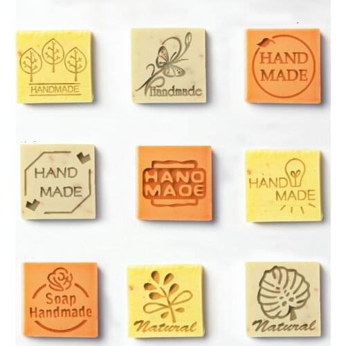 Natural handmade soap standard Mini soap diy stamp seal chapter
