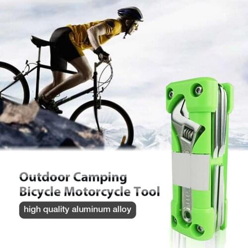 Stainless Steel Outdoor Camping Bicycle Motorcycle Tool Maintenance Screwdriver Bits Wrench Spanner for Cycling Accessories