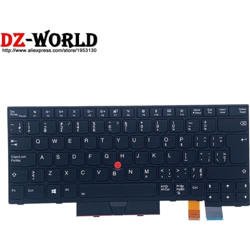 New Original CFB Canadian French Backlit Keyboard for Lenovo Thinkpad T470 A475 T480 A485 Laptop 01HX496 01HX536 01HX456 01AX607