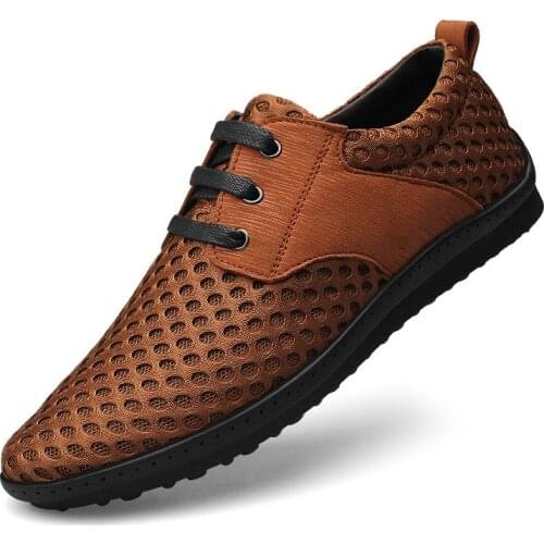 2020 New Men Casual Shoes, Summer Mesh For Men,Super Light Flats Shoes,Senior Net Shoes Foot Wrapping Big Size #37-46