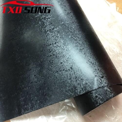 New Arrival Black Forged Carbon Fiber Vinyl Wrap Roll with Air Release Technology Car Styling Stickers Decals