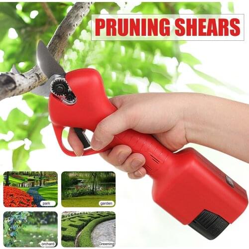 NEW Cordless Pruner Electric Pruning Shear Efficient Fruit Garden Fruit Tree Bonsai Cutter One-hand Power Garden Cutting Tool