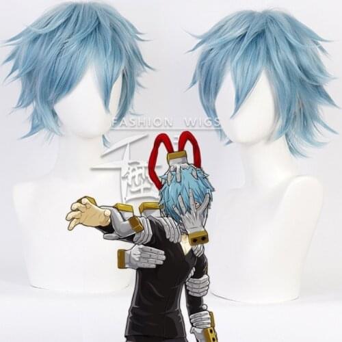 My Hero Academia Tomura Shigaraki Short Wig Cosplay Costume Boku no Hero Academia Heat Resistant Synthetic Hair Men Women Wigs