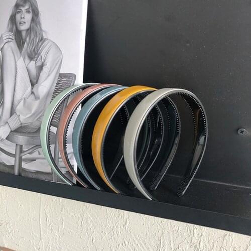 Macaron candy color headband fashion hair accessories women wide-brimmed hairband with teeth wild wash hair bands headwear new