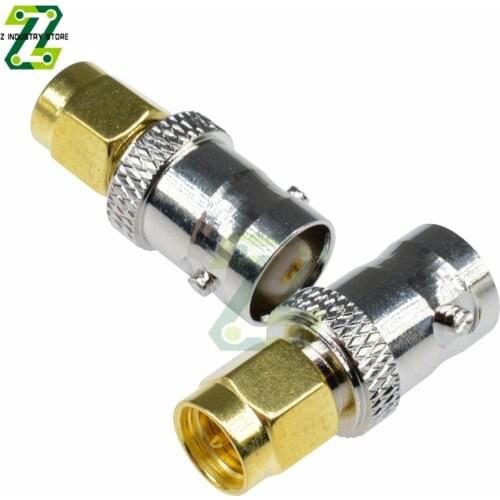 SMA Male Plug to BNC Female Connector Convert Connectors Antenna Connector Adapter