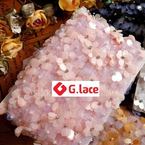 GLace 5Y/Lot 6colour Multicolor flower ribbon lace DIY craft stage cloth home decoration lace belt material accessories TX557