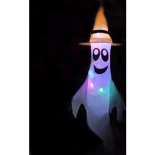 Halloween LED Glowing Ghost Home Bedroom Intimidating Child Decoration Party Trick or treat children Party Party Decoration