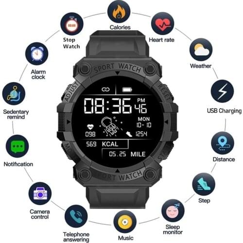 FD68S Smart Watch 2021 Women Men Waterproof Heart Rate Monitor Sleep Smart Bracelet for ios Android reloj inteligente hombre