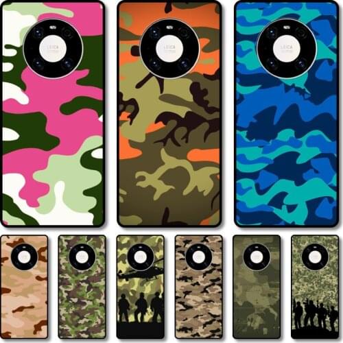 All kinds of camouflage Phone Case For Huawei mate 40 30 10 20 40 8 9 Lite Z Pro RS black cell shell