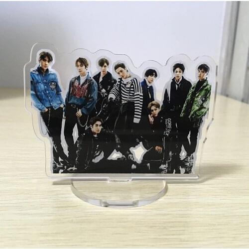 1PC Customized 15cm Clear Acrylic Popular Anime Charm Stand Keychain With Any Character