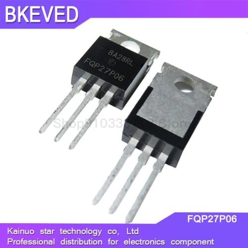 10pcs FQP27P06 TO220 27P06 TO-220 60V 27A new original