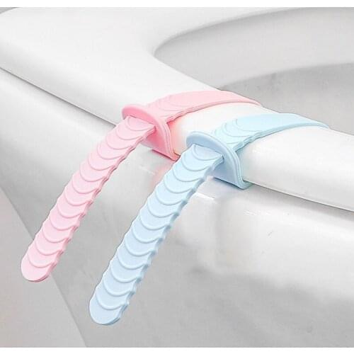 2pcs/lot Household Toilet Cover Silicone Toilet Cover Adjustable Squat Toilet Cover Toilet Handle Toilet Stool Toilet Sit Set