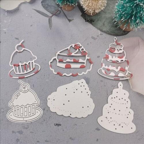 2020 Birthday Cake cutting dies Scrapbooking Metal Cutting Dies Craft Stamps Die Cut Embossing Greeting Card Make Stencil Cover