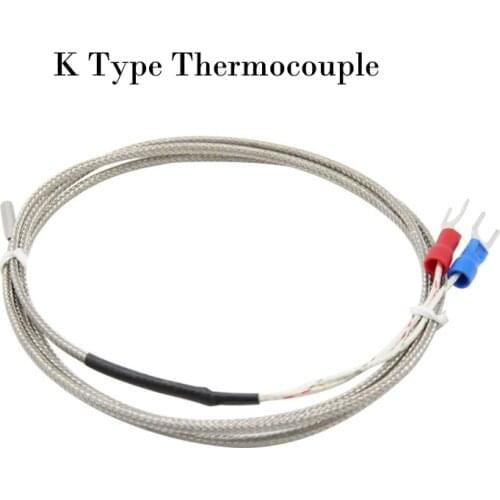 3pcs K Type Thermocouple Fitting Temperature Sensor Industrial Controller 3*15*1000 for RAMPS 1.4 Prusa Delta 3d Printer parts