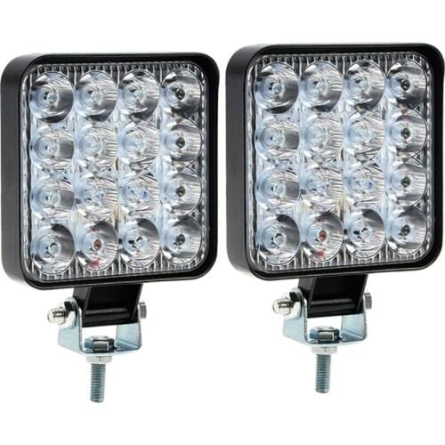 Car Led bar light 48W LED Work Light 12V 24V Spot led driving lights for offroad accessories 4x4 ATV Truck Pickup Jeep UTV SUV