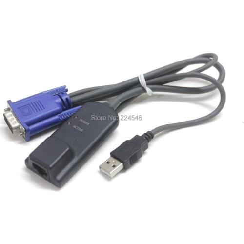 USED KVM Switch Virtual Media Module Cable for Avo-cent DSAVIQ-USB2L