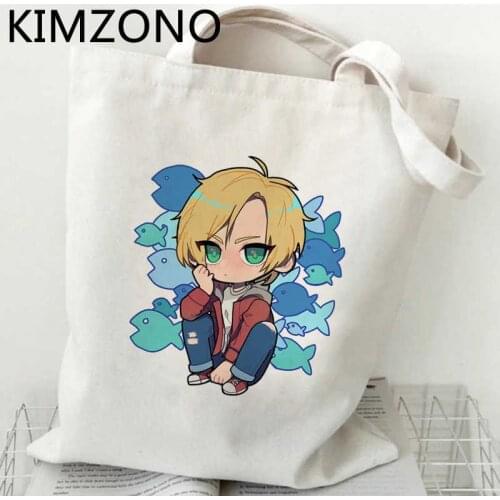 Banana Fish shopping bag shopper jute bag grocery bolsa bag sac cabas boodschappentas bolsas ecologicas shoping grab