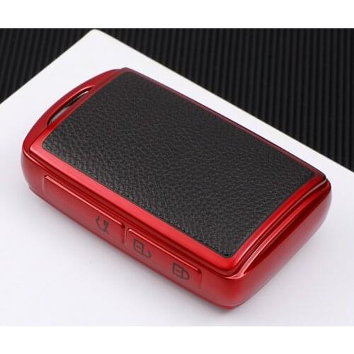 Fashion Style Leather Texture TPU Auto Key Case For Mazda 3 Alexa CX4 CX5 CX8 2019 2020 Holder Shell Remote Cover Car Styling
