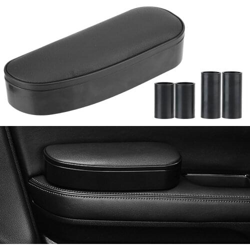 Adjustable Height Car Armrest Box Storage Case Hand Elbow Support Anti Slip Mat Self-adhesive Rest Support Anti-fatigue