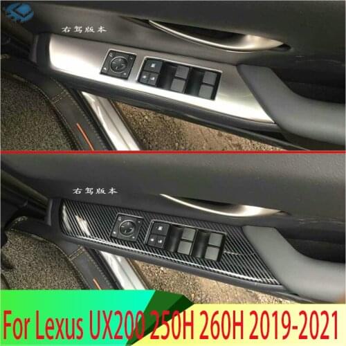 For Lexus UX200 250H 260H 2019 2020 Door Window Armrest Cover Switch Panel Trim Molding Garnish Only Fit Right Hand Drive