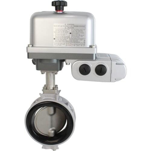 KITZ Electric Actuators for Butterfly Valves EXS200 and Aluminum Die-cast Long neck type Butterfly Valves 16XJME