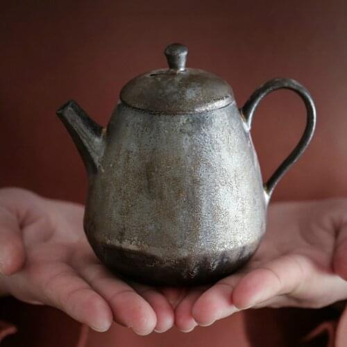 180ml ceramic teapot making tea ware stoneware retro tea set single pot kiln changed simple kung fu tea to make tea