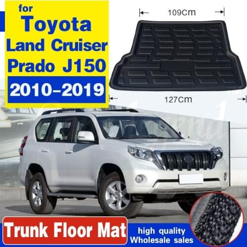 For Toyota Land Cruiser Prado J150 150 7-Seats 2010 - 2019 Boot Cargo Liner Tray Trunk Mat Floor Carpet 11-2013 2014 2015 2016