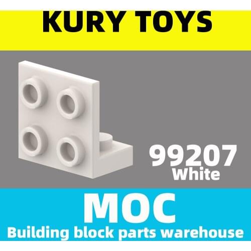Kury Toys DIY MOC For 99207 Building block parts For Bracket 1 x 2 - 2 x 2 Inverted For Modified Plate