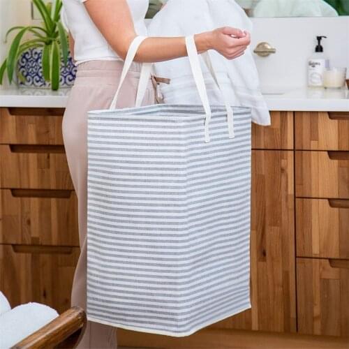 72L Freestanding Laundry Hamper Collapsible Large Clothes Basket with Easy Carry Extended Handles for Clothes Toys Grey