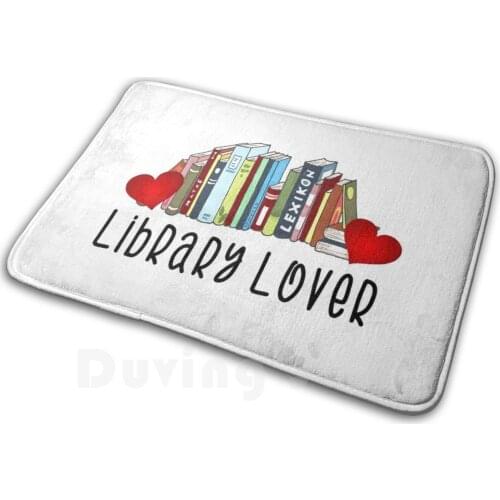 Library Lover Month Theme Soft Non-Slip Mat Rug Carpet Cushion Funny Novelty Book Librarian Teacher Libraries Library