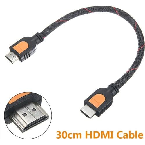 New HDMI-compatible Male Cable Braided 1.4V Converter High Speed Full HDTV 3D Audio Video Cables Adapter for TV/XBOX/SKY/PS4