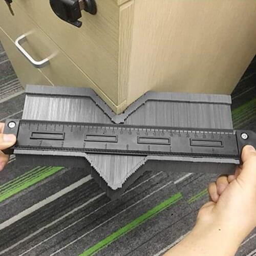 Contour Gauge Plastic Shape Gauge Duplicator Profile Ruler Irregular Contour Template With Lock Wood Marking Tool Household