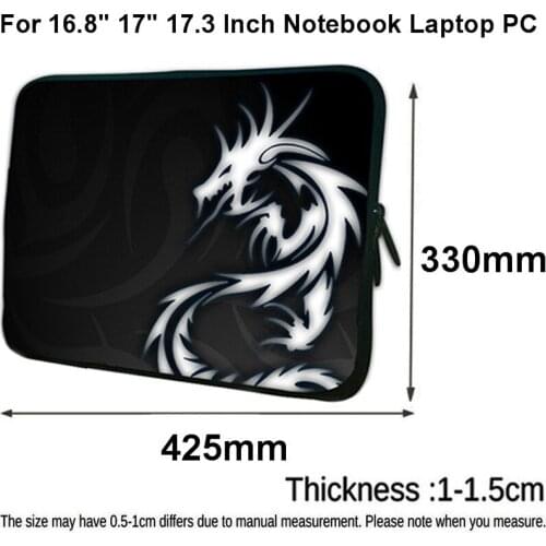 Halloween Hot Fashion Notebook Pouch 16.8/ 17/ 17.3 Inch Mens Laptop Sleeve Case Soft Protect Sleeve Bag For Lenovo Macbook Asus